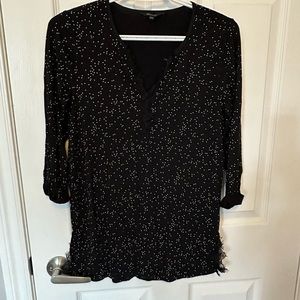 RW&CO Black Polka Dot Top